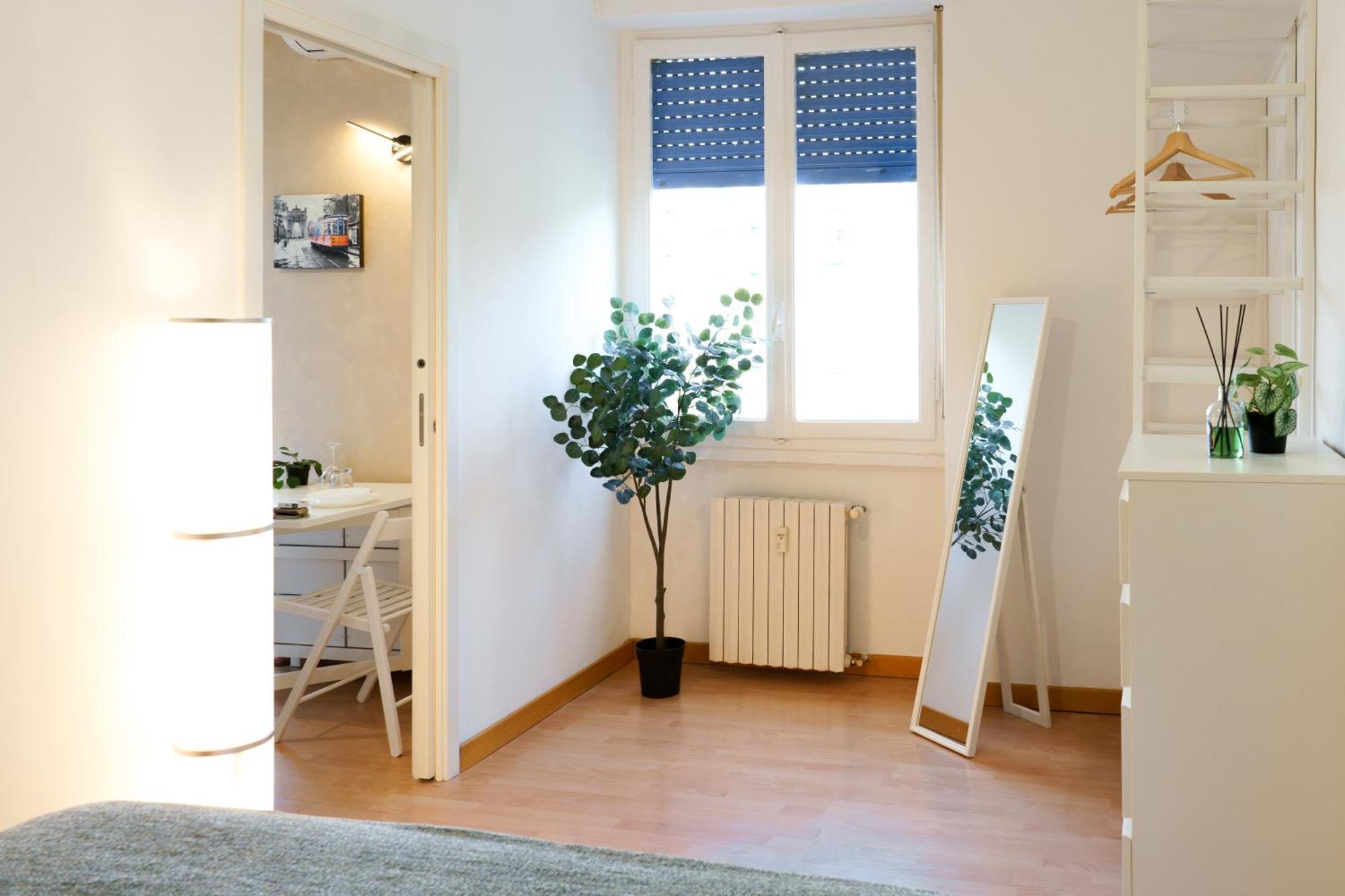 2Min Metro Rossa-20Min San Siro-Ac-Parcheggi Apartment Milan Luaran gambar